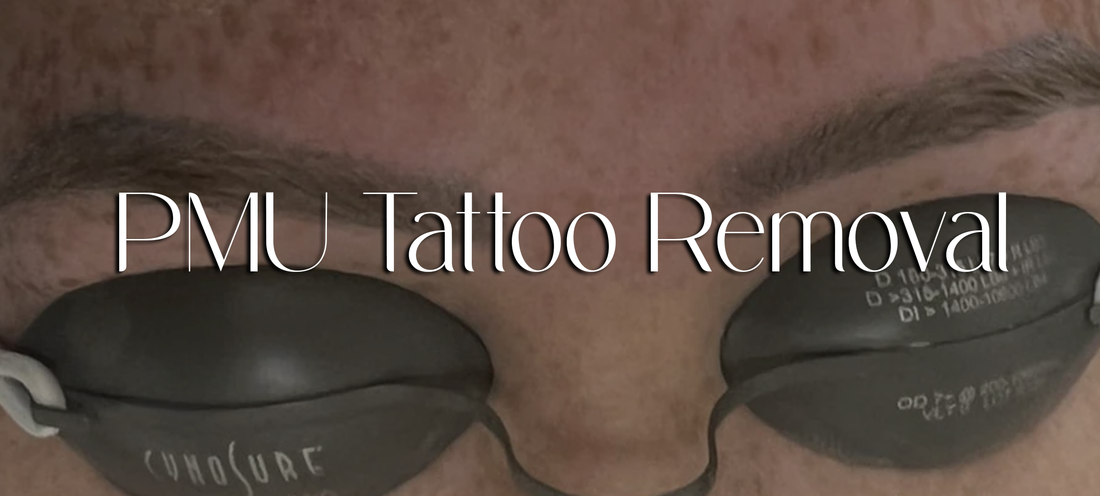 Permanent Makeup (PMU)(Ombre Brow) Tattoo Removal